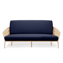 MoNiBloom Solid Futon Cover Slipcover Fit 6"- 8" Futon Mattresses Navy Blue, Twin Size 39x75 Inch