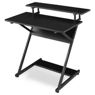 27-Inch Computer Desk for Small Spaces,Small Desk with Monitor Shelf ...