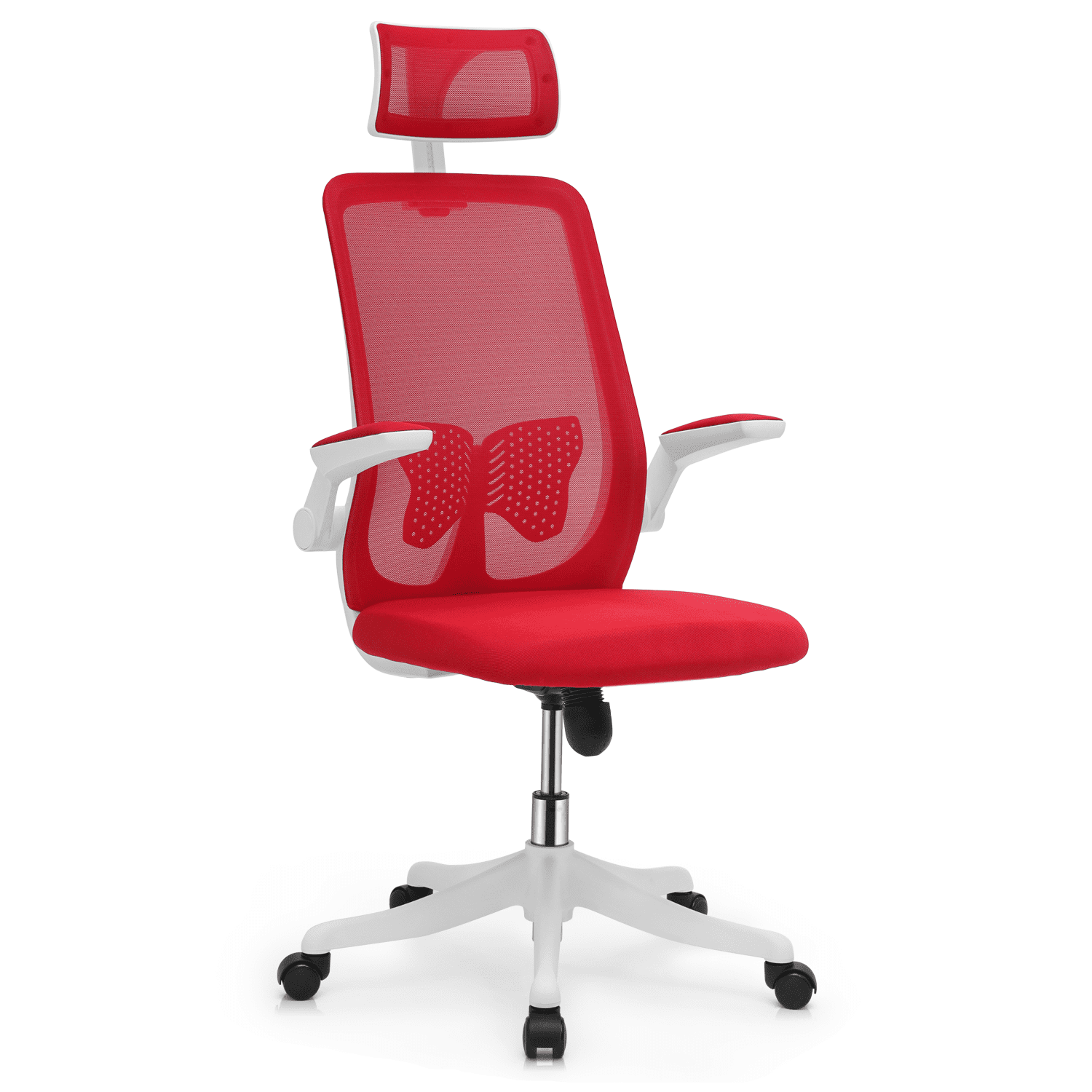 MoNiBloom Swivel Office Task Chair, Adjustable High Back Rolling