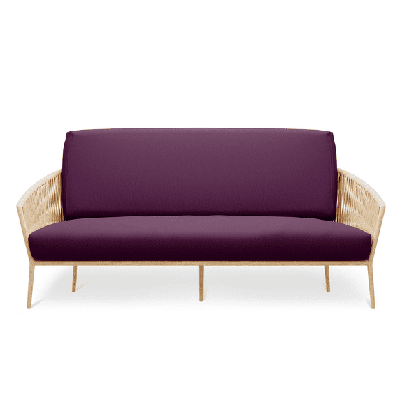 MoNiBloom Twin Size Solid Futon Cover Mattresses Sofa Loveseat Slipcover, 39x75 inch, Burgundy