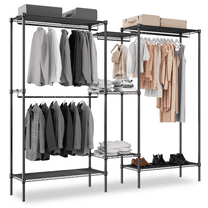 Room Essentials 6779-3044 Freestanding Closet - Black/Silver for sale  online