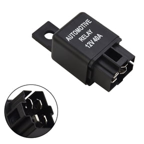 MoVehGear 12V 40A SPST 4-Pin Automotive Relay for Car Alarm, Remote Start, HID Headlights, Fog Lights and Horn