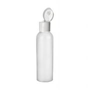 MoYo Natural Labs 2 oz Travel Bottles, TSA Approved Empty Travel Containers with Flip Caps, BPA Free HDPE Plastic Squeezable Toiletry/Cosmetic Bottles (Pack of 1, Translucent White)