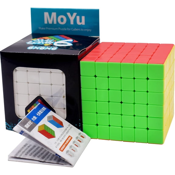 MoYu Meilong Cubing Classroom Professional 6X6 Cube Stickerless Speed Cube Magic Cube Puzzle