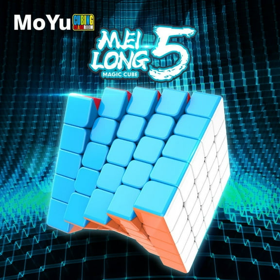 MoYu New Meilong 5X5 Speed Magic Cube Puzzle Cube Brain Teaser Fidget Toys
