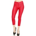 thumbnail image 1 of Moa Collection Women Slim Fit Cropped Solid Capri , Female, 1 of 3