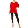 thumbnail image 1 of Moa Collection Women's 2-Piece Lounge Set Buttery Soft Tunic and Black Leggings, 1 of 8