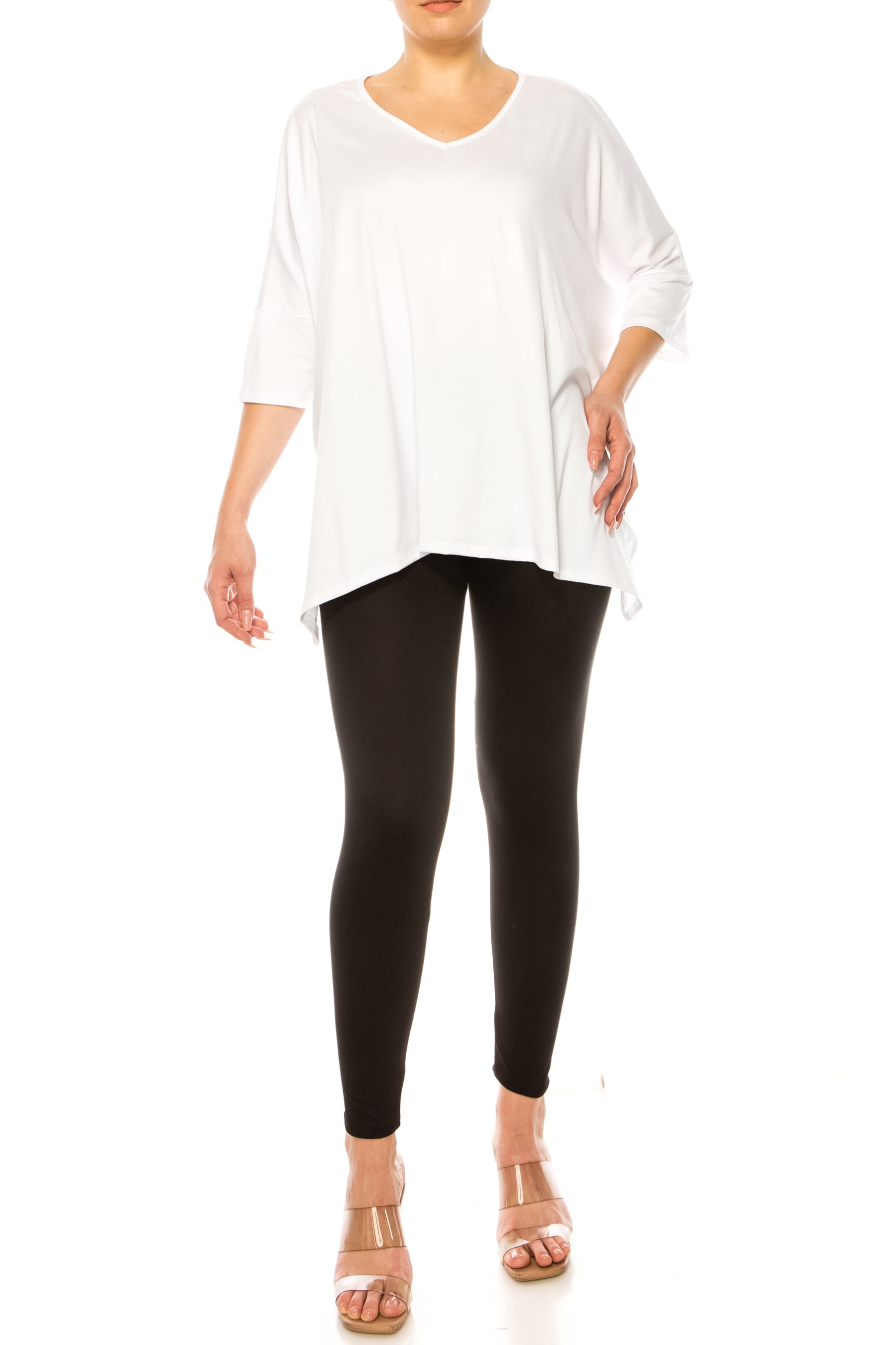 Moa Collection Women's 2-Piece Lounge Set Buttery Soft Tunic and