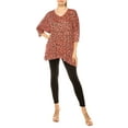thumbnail image 1 of Moa Collection Women's 2-Piece Lounge Set Buttery Soft Tunic and Black Leggings, 1 of 8