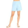 thumbnail image 1 of Moa Collection Women's Casual Lightweight Elastic Waist Loose Fit Shorts for Women, 1 of 6