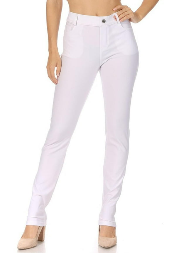 Women's Casual Comfy Slim Pocket Jeggings Jeans Pants