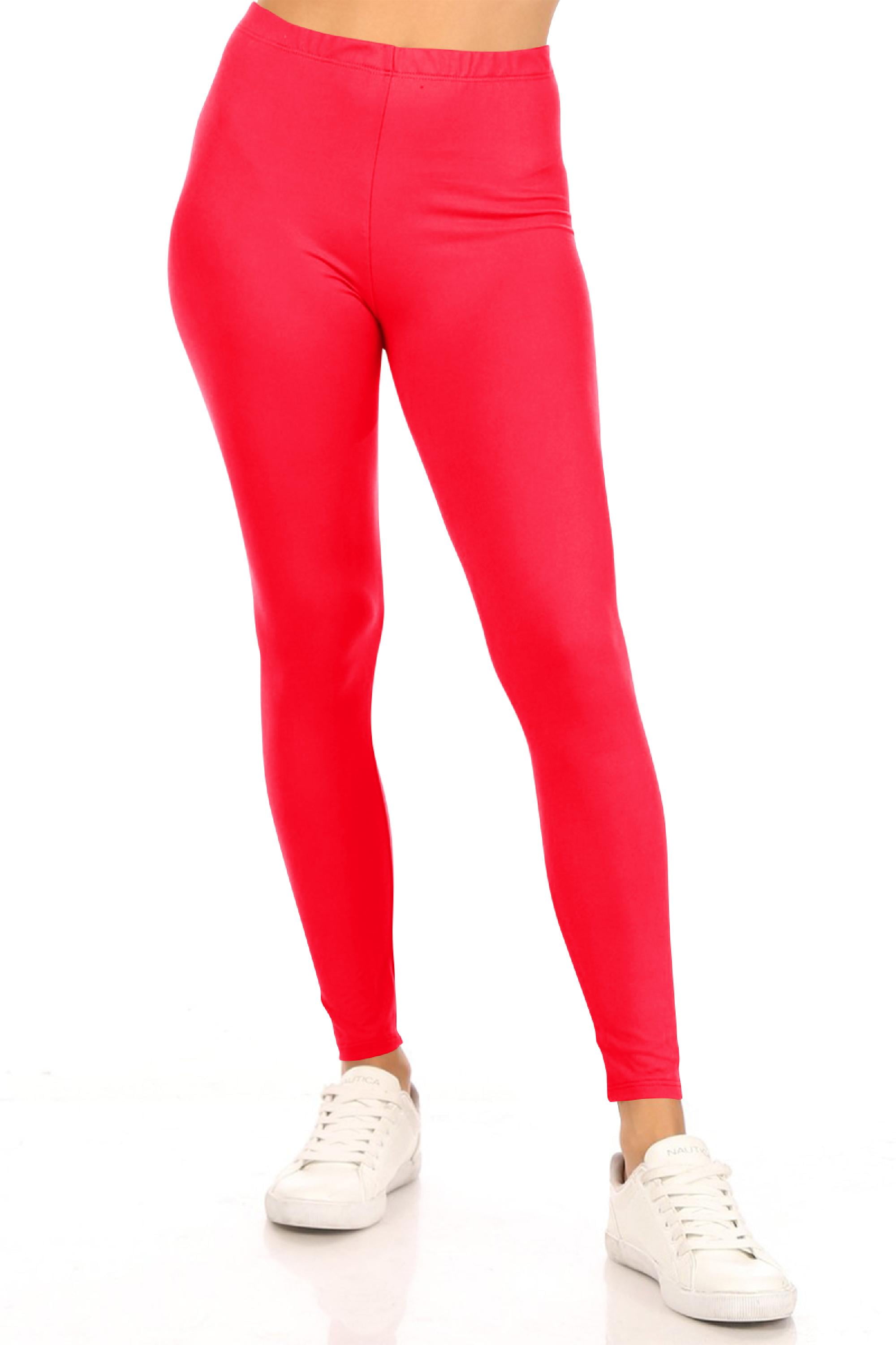 Moa Collection Women's High Waist Casual Solid Slim Running Yoga