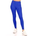 thumbnail image 1 of Moa Collection Women's Casual High Waist Solid Full Length Leggings, 1 of 4