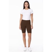 Womens Comfy Stretch Active Biker Shorts Pants with Elastic Waistband S to 3XL