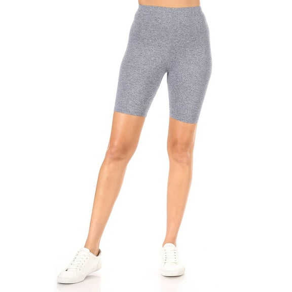 Women's Comfy Stretch Active Biker Shorts Pants with Elastic Waistband S to 3XL