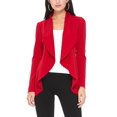 thumbnail image 1 of Moa Collection Women's Long Sleeve Open Front Blazer Solid Office Jacket (S-3XL), 1 of 6