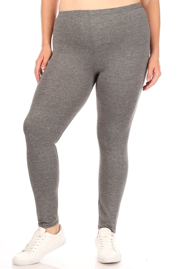 Women's Plus Size Casual Comfy High Waist Leggings