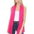 thumbnail image 1 of Moa Collection Women's Sleeveless Long Body Cardigan Vest S-3XL, 1 of 5