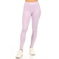 thumbnail image 1 of Women's Casual High Waist Solid Full Length Leggings, 1 of 5