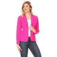 thumbnail image 1 of Women's Casual Office Work Long Sleeve Open Front Blazer Jacket, 1 of 5