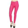 thumbnail image 1 of Women's Stretchy Comfy Pockets Solid Skinny Jeggings Jean Pants S-3XL, 1 of 4