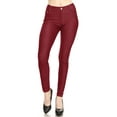 thumbnail image 1 of Women's Stretchy Comfy Pockets Solid Skinny Jeggings Jean Pants S-3XL, 1 of 4