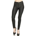 thumbnail image 1 of Women's Stretchy Comfy Pockets Solid Skinny Jeggings Jean Pants S-3XL, 1 of 4