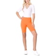 thumbnail image 1 of Women's Workout High Waist Comfy Elastic Band Active Biker Shorts Pants S-3XL, 1 of 6