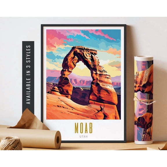 Moab Utah Arches Travel Wall Decor