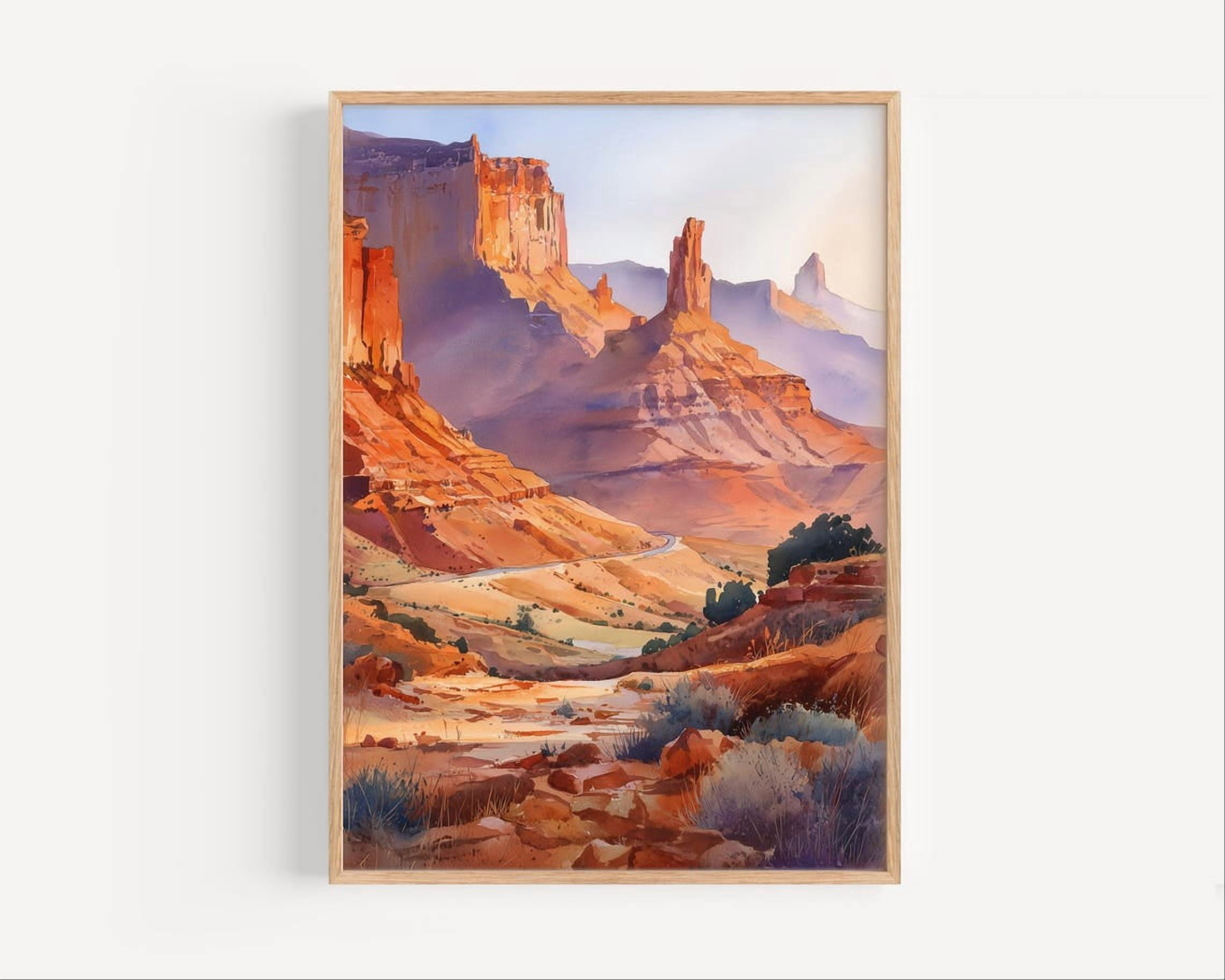 Moab Utah Desert Peaceful Panorama Sandy Renewal Restful Perspective ...