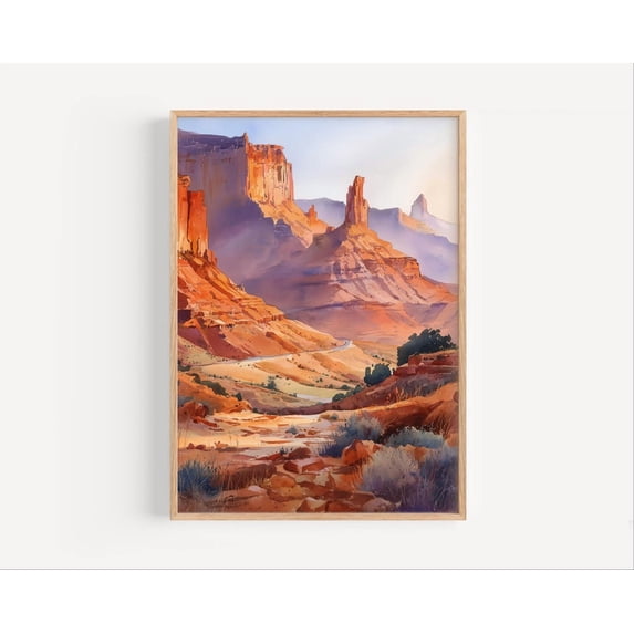 Moab Utah Desert Peaceful Panorama Sandy Renewal Restful Perspective ...
