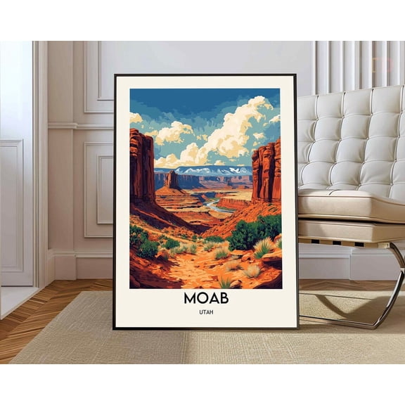 Moab Utah Desert Poster Unframed Paper Print