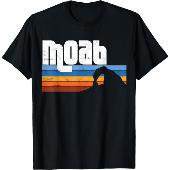 Moab Utah UT Arches Canyonlands National Park Retro Sunset Unisex T-Shirt for Men Women Kids Toddler