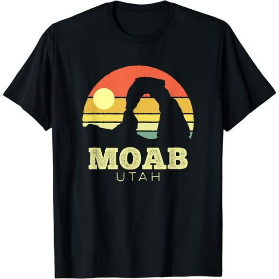 Moab Utah Vintage Sunset Arches Adventure Outdoors T-Shirt