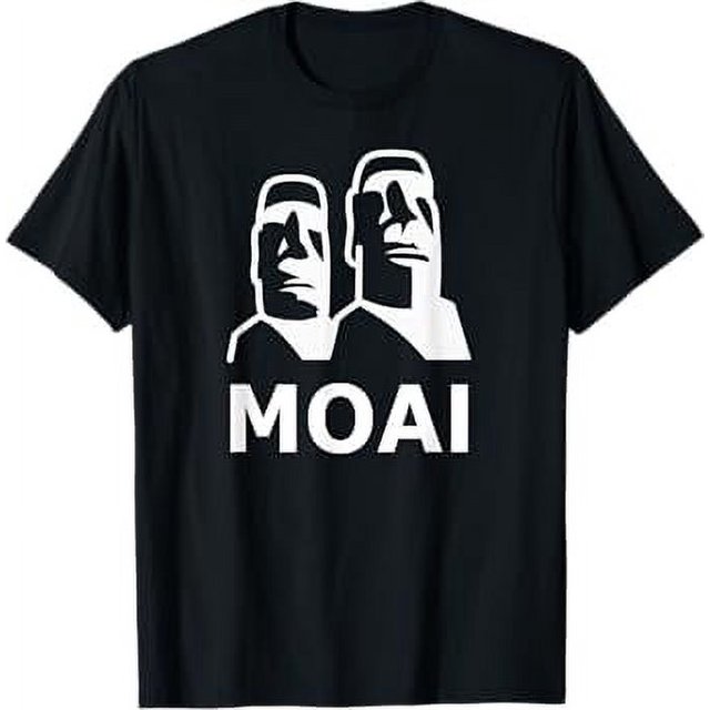 Moai Statues Easter Island Heads Polynesia TShirt