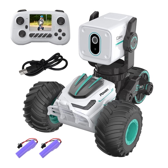 Moamrys 10.4 Off-Road RC Car with 720P Camera (10.4L7.4W7.0H) - Real-Time Video/Voice Chat, Wear-Resistant Tires, 2-Speed Control, Rechargeable Batteries - Kids Boys Gift for Birthday/Christmas