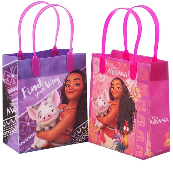 Moana 12 A Licensed Party Favor Reusable Small Goodie Gift Bags