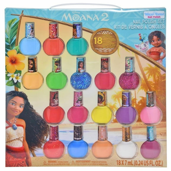 Moana 18pk Nail Polish in Box