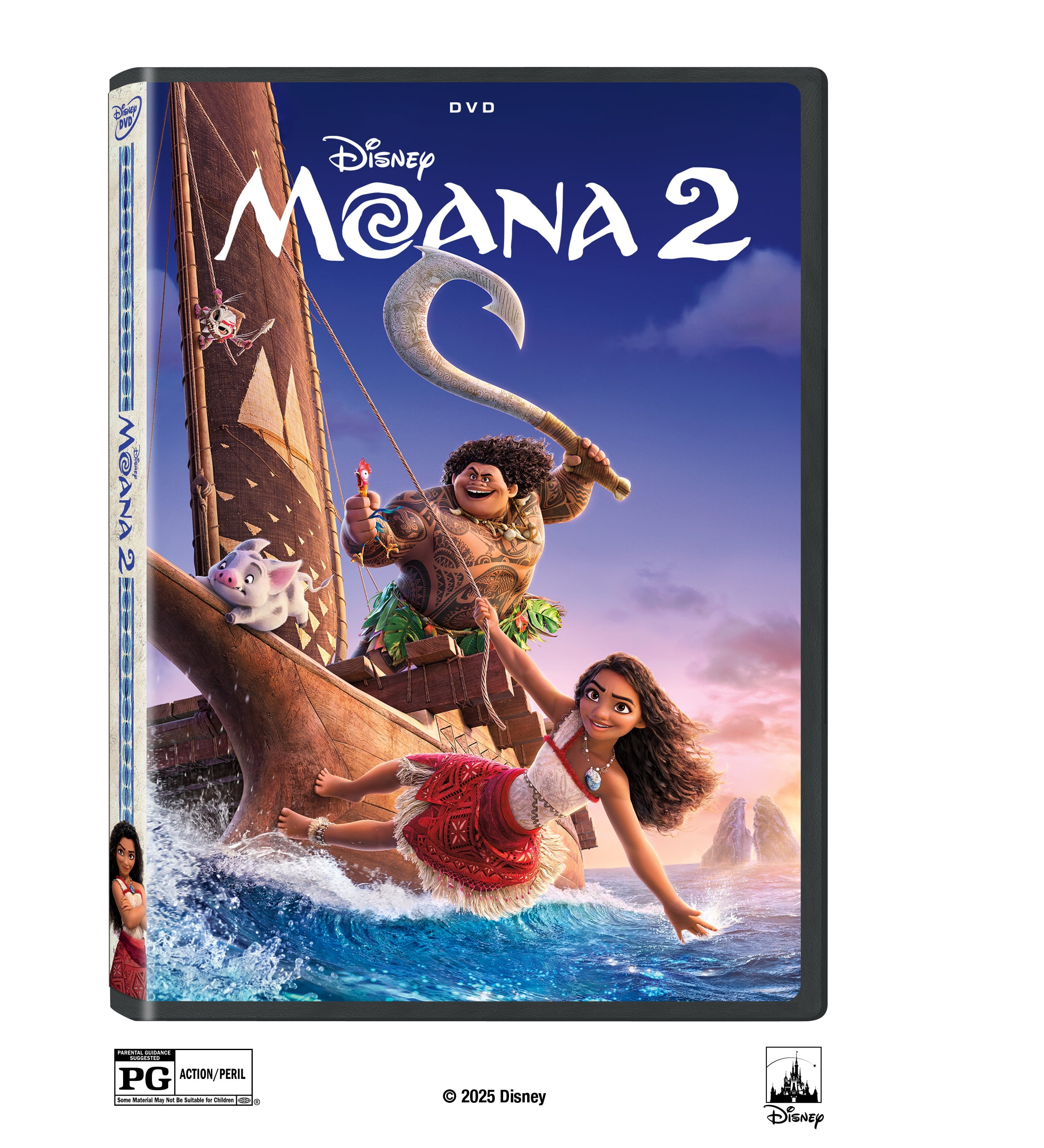 Moana 2 (DVD) Disney Action & Adventure
