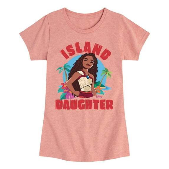 Moana 2 - Island Daughter Moana - Girl's Toddler And Youth Fitted Short Sleeve Graphic T-Shirt