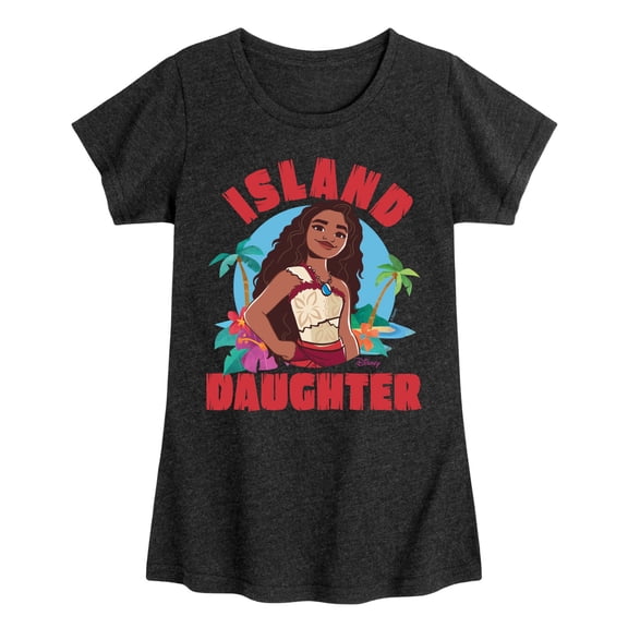 Moana 2 - Island Daughter Moana - Girl's Toddler And Youth Fitted Short Sleeve Graphic T-Shirt