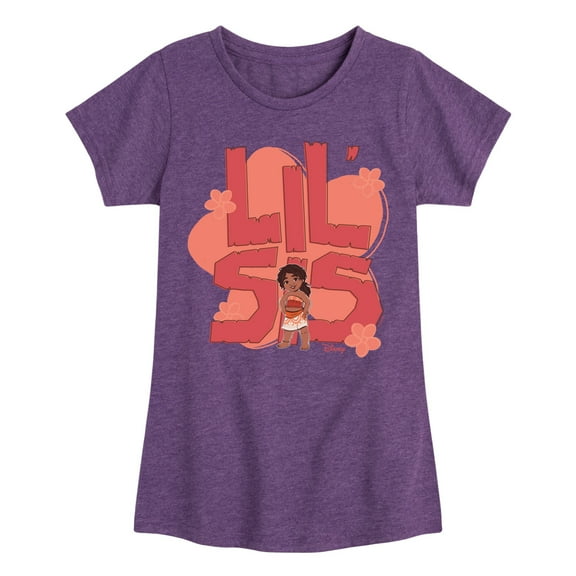 Moana 2 - Lil Sis Simea - Girl's Toddler And Youth Fitted Short Sleeve Graphic T-Shirt
