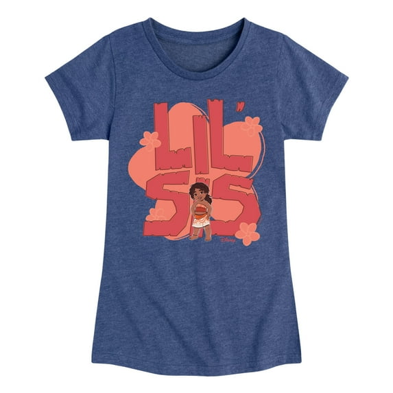 Moana 2 - Lil Sis Simea - Girl's Toddler And Youth Fitted Short Sleeve Graphic T-Shirt