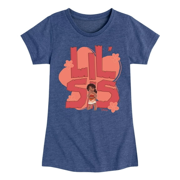 Moana 2 - Lil Sis Simea - Girl's Toddler And Youth Fitted Short Sleeve Graphic T-Shirt