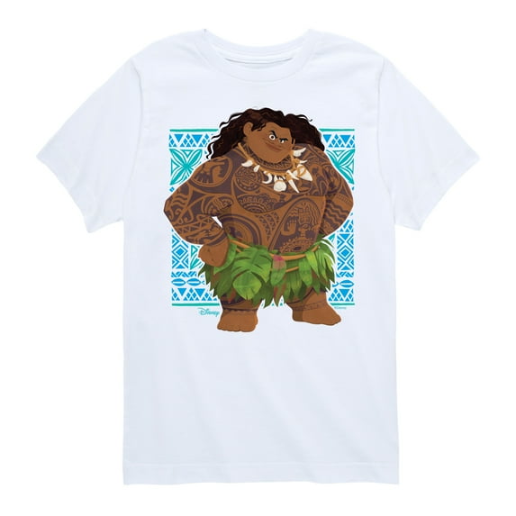 Moana 2 - Maui Tribal - Boy's Toddler And Youth Short Sleeve Graphic T-Shirt