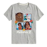 - Moana 2 Grid - Boy's Toddler And Youth Short Sleeve Graphic T-Shirt