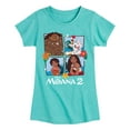 thumbnail image 1 of Moana 2 - Moana 2 Grid - Girl's Toddler And Youth Fitted Short Sleeve Graphic T-Shirt, 1 of 5