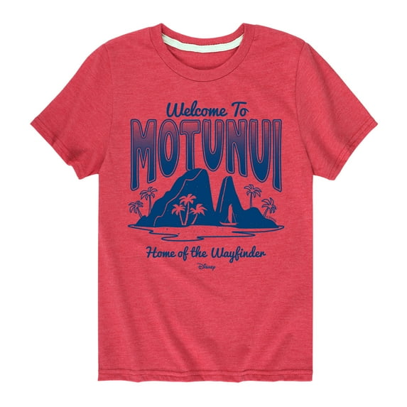 Moana 2 - Motunui Destination - Boy's Toddler And Youth Short Sleeve Graphic T-Shirt