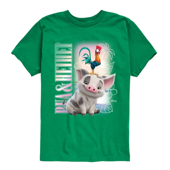 Moana 2 - Pua Heihei Bootleg - Boy's Toddler And Youth Short Sleeve Graphic T-Shirt