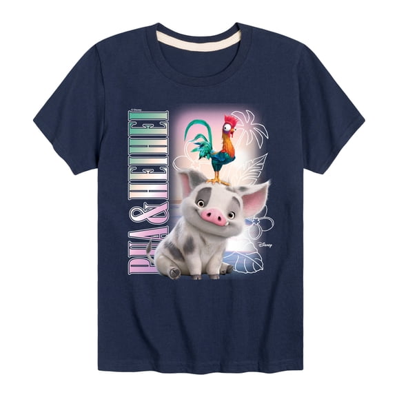 Moana 2 - Pua Heihei Bootleg - Boy's Toddler And Youth Short Sleeve Graphic T-Shirt